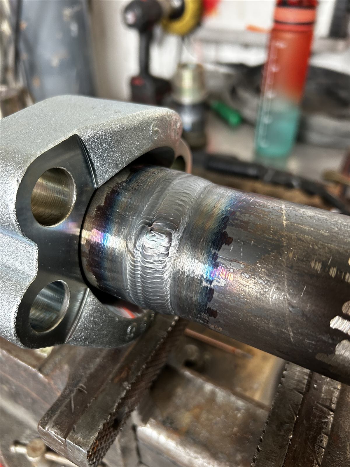 Soudage TIG acier DN50 Schedule 160 — joint haute pression 400 bar, Ancenis (44)